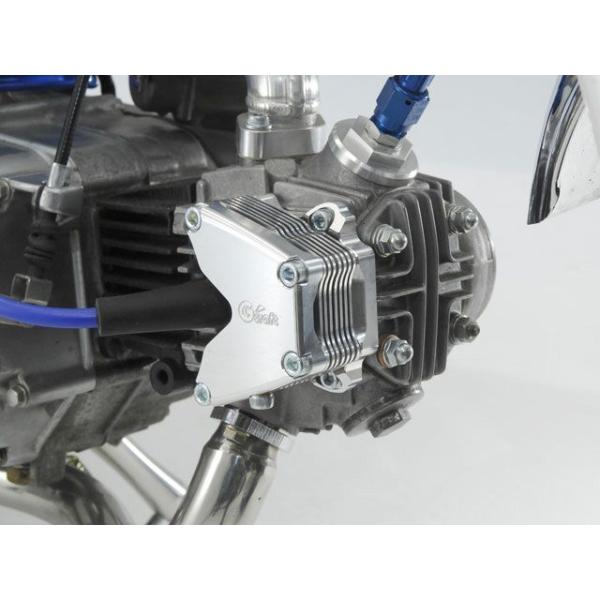正規品／Gクラフト 汎用 アルミビレットオイルクーラー 横型エンジン用 仕様：7段 Gcraft バイク