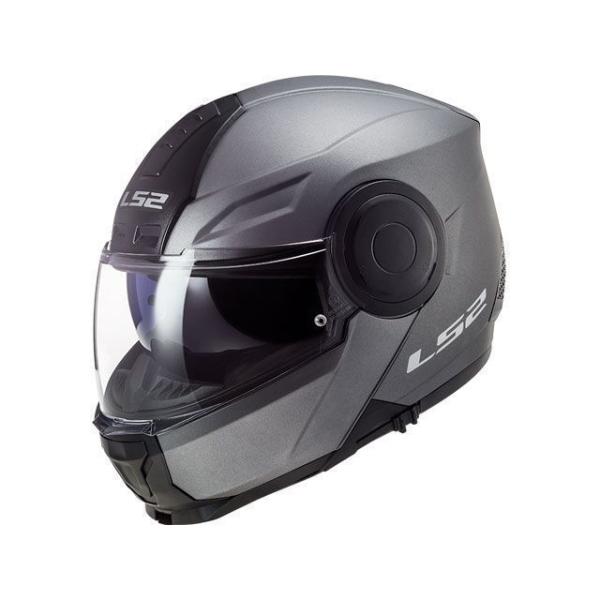 正規品／LS2 HELMETS システムヘルメット（フリップアップ） SCOPE/スコープ（マットチタニウム） サイズ：L エルエスツーヘルメット …