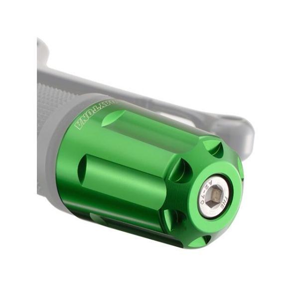 デイトナ バイク用 バーエンド アルミビレット ヘビーウエイト（リボルバー） カワサキ M8タイプ ZRX1200DAEG Ninja250 など …