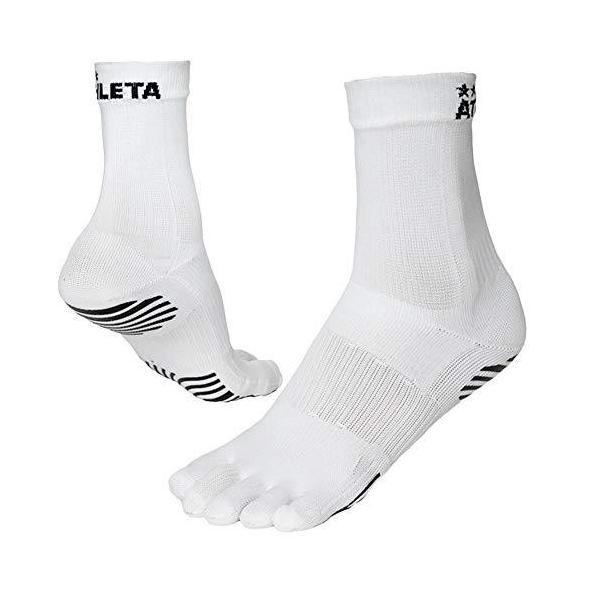 ATHLETA アスレタ 5本指グリップソックス L 26-28cm WHT :05260-10-L