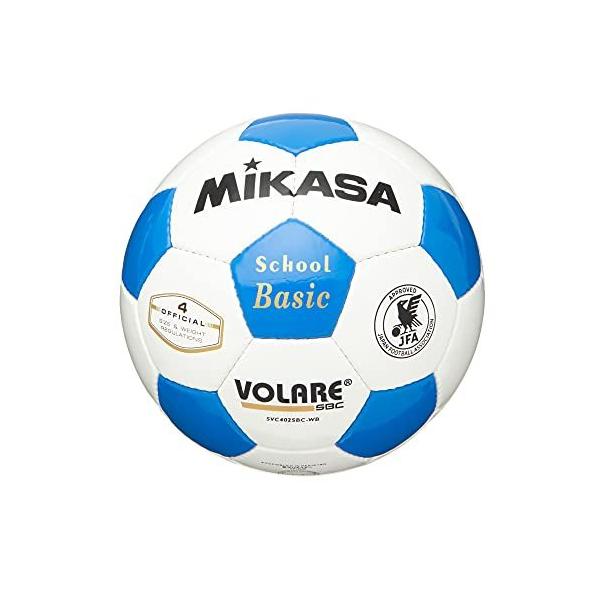 5％OFF】 ミカサ MIKASA サッカーボール 4号 日本サッカー協会 検定球 小学生用 ホワイト ブラック SVC402SBC-WBK  推奨内圧0