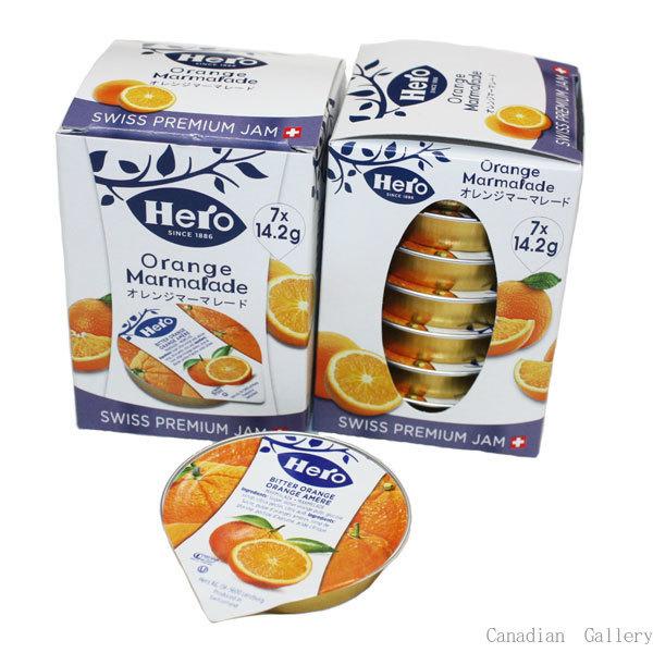 12箱 ヒーロー　オレンジマーマレード ポーションジャム(食べきりサイズ)1箱(1箱7個入り)　沖縄は一部送料負担あり
