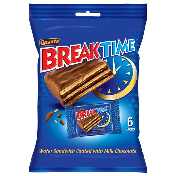 4袋 クゥアンタ ブレークタイム(チョコレート) 78g(6個入り