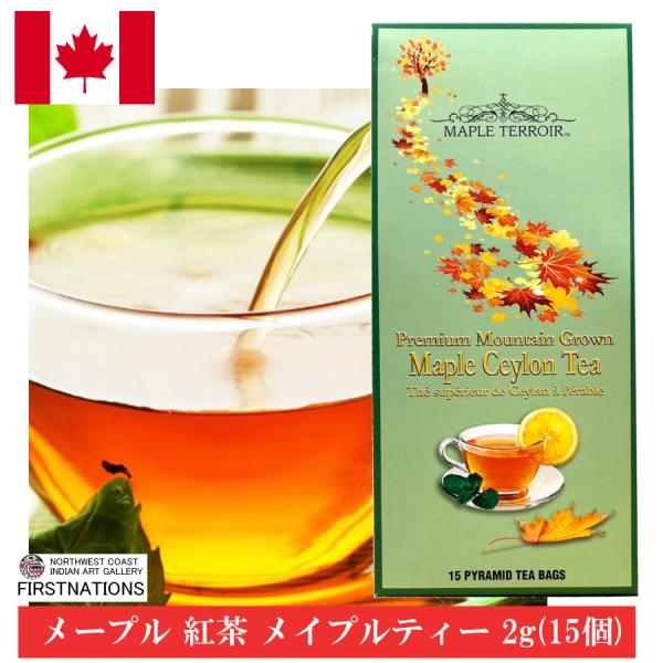 メープル 紅茶 メイプルティー 2g(15個) ティーバッグ カナダ土産 メープル フレーバーティカナダ お土産 ギフト 旅行 プレゼント