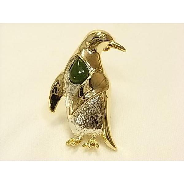 ペンギン型B.C.ジェードブローチ】A.T.Storrs社製 : カナディアン 