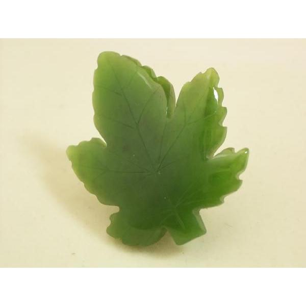 メープルリーフ型b C ジェードブローチ 大 A T Storrs社製 Hj Atb19 カナディアンセレクト 通販 Yahoo ショッピング