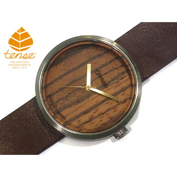 tense テンス 日本総輸入元 2年保証 カナダ 木製 34mm 腕時計 ウッド