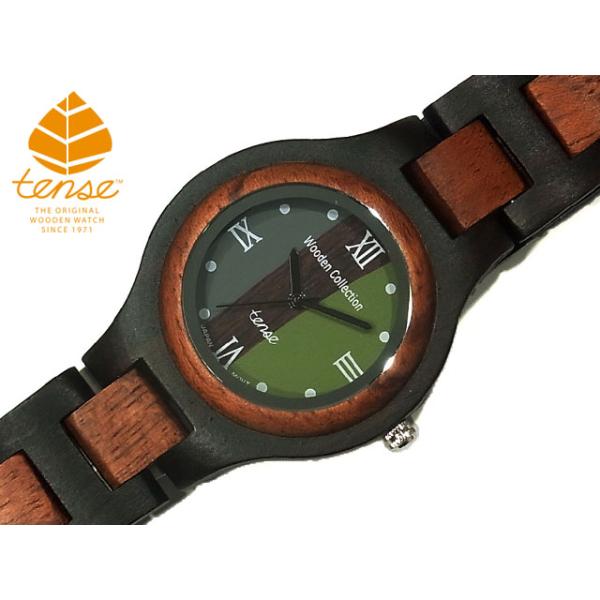 tense テンス 日本総輸入元 2年保証 カナダ 木製 腕時計 35mm ウッド