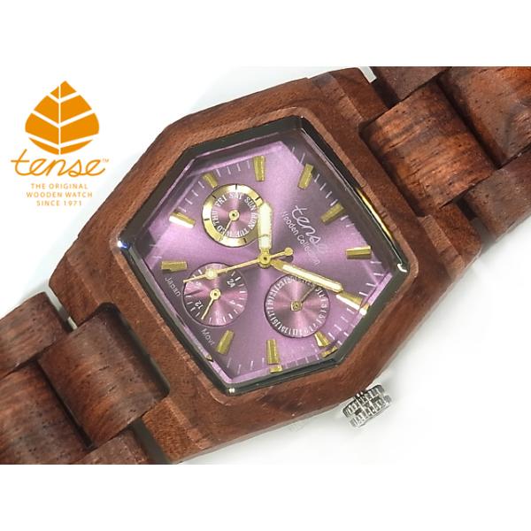 tense テンス 日本総輸入元 2年保証 カナダ 木製 腕時計 40mm ウッド