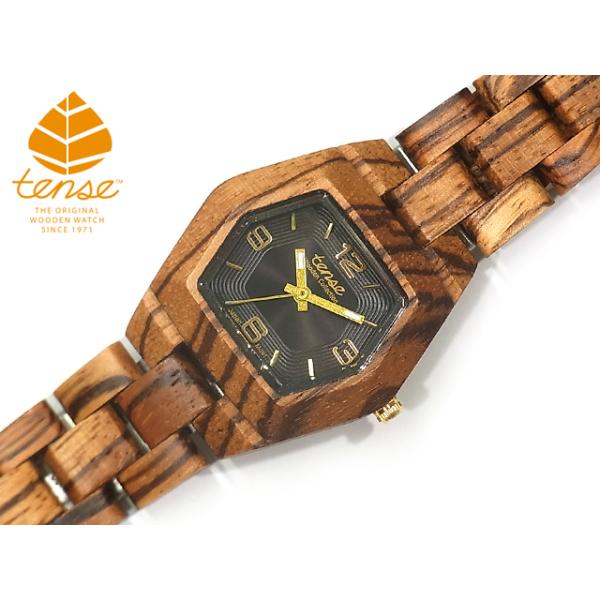 TENSE 木製腕時計 カナダ製 ウッドウォッチ tense テンス 日本総輸入元 2年保証 カナダ 木製 39mm 腕時計 ウッド