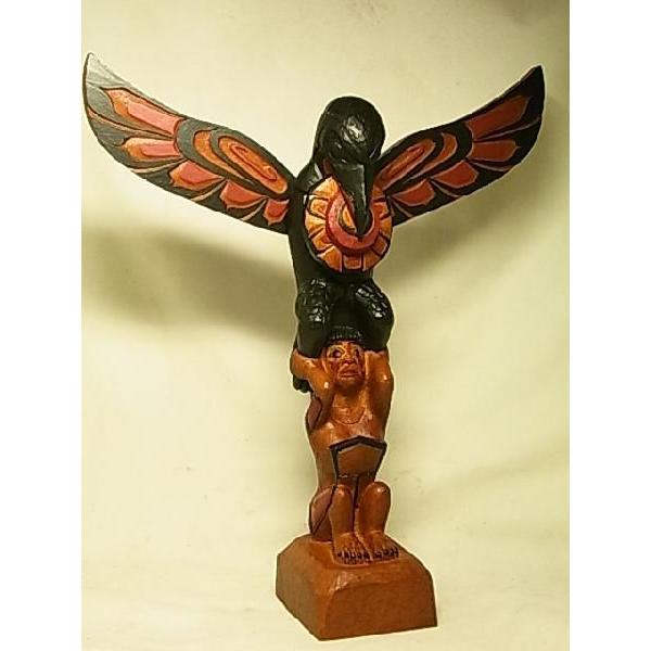 カナダ西海岸先住民族の象徴【トーテムポールTotem Pole】BOMA社