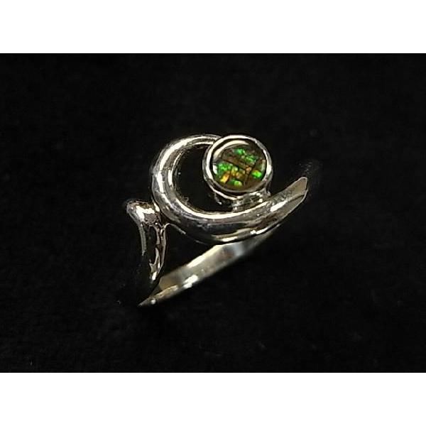 アンモライト シルバーリング シルバーアンモライトリング | アガット(agete) | マルイウェブ