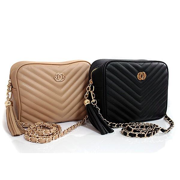 ショルダーバッグ チェーンショルダー 軽量 斜め掛け パロディ