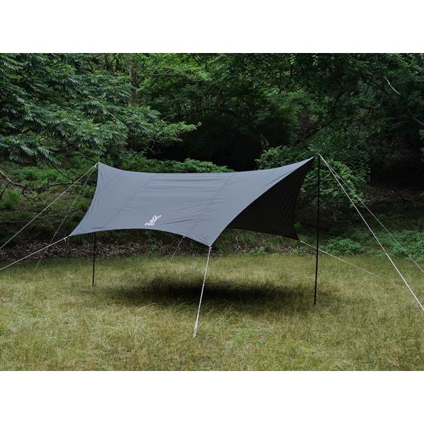 他サイト： DOD タープ いつかのタープ ブラック TT5-631-BK【正規販売店】 | オールインワン アウトドア キャンプ BBQ ヘキサタープの商品画像