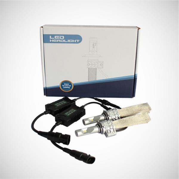 LEDヘッドライト HB4 9006 2個セット PHILIPS LUXEON ZESチップ 30W 6500K 車検対応 4000LM 12V/24V