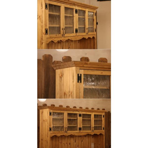 幅159 レンジ台 家具 店舗 日本製 北欧 パイン材 木製 パイン材 カントリー カップボード 手作り 木 無垢 パントリー レンジ台 白 ナチュラル おしゃれ かわいい 食器棚 収納 キャンドールインテリア