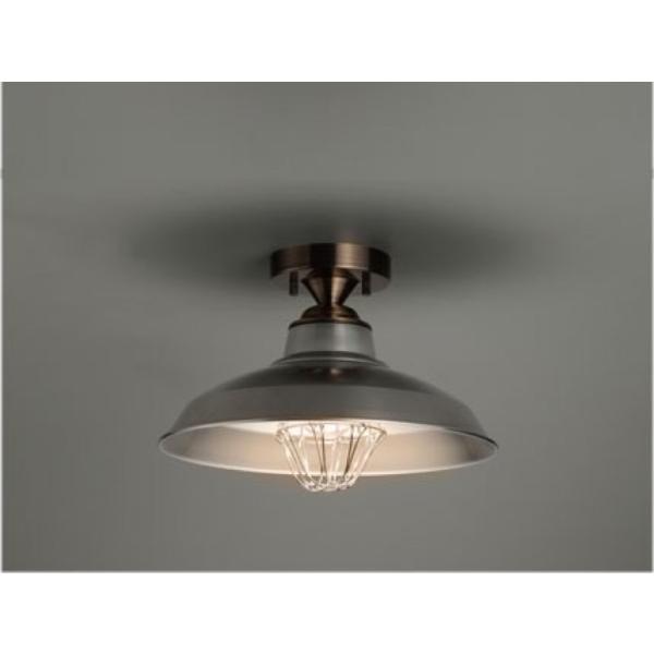 エジソン型 LED付き】天井直付け照明 ブルックリンインダストリアル