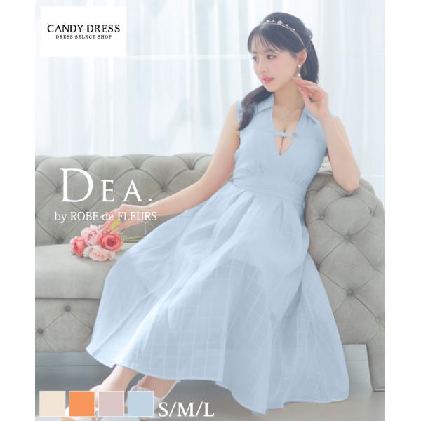 DEA. by ROBE de FLEURS/ディアバイローブドフルール】チェック/ 襟