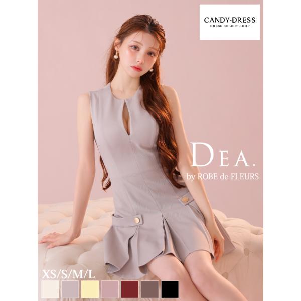 DEA キャバドレス タイトドレス ミニドレス 新色追加】【再入荷】【DEA. by ROBE de FLEURS】スリットネック
