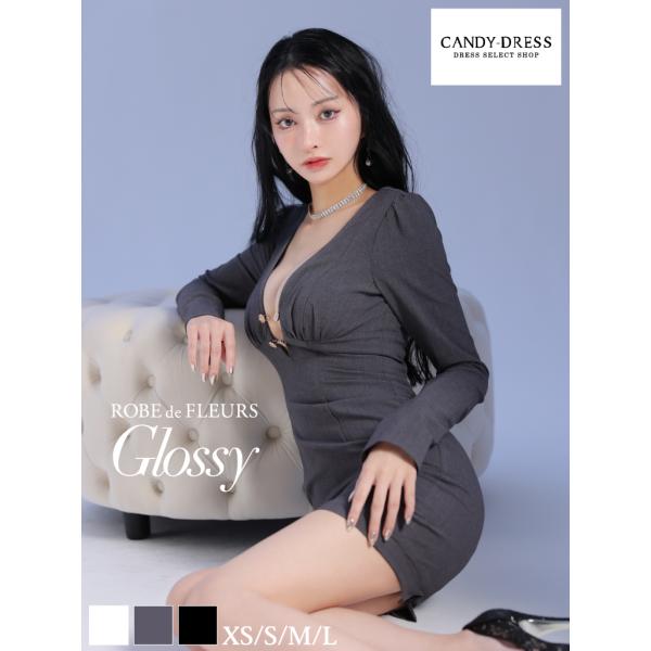 ROBE de FLEURS Glossy / ローブドフルールグロッシー】ツイル/ V
