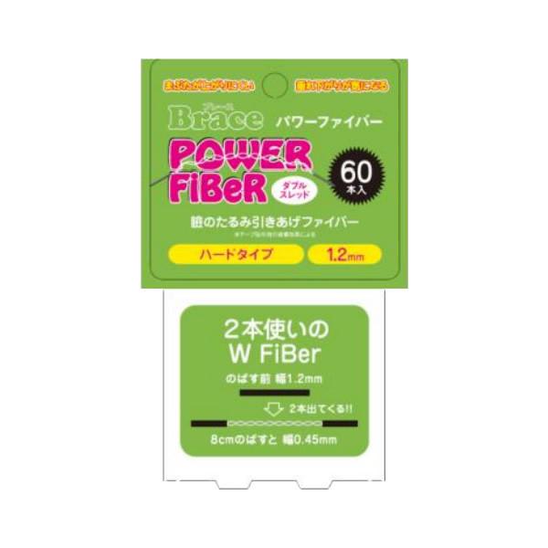 Brace ブレース パワーファイバー ダブルスレッド クリア 1 2mm メール便送料無料 二重テープ まぶた キャンディコムウェア 通販 Paypayモール