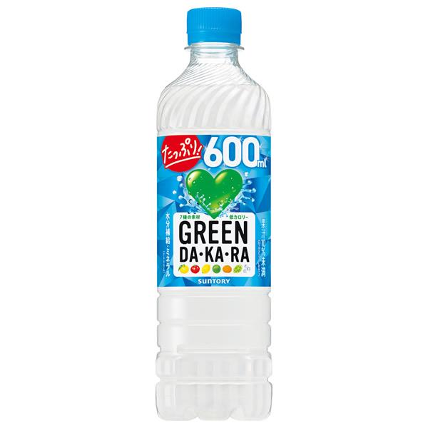 サントリー グリーンダカラ 600mlPET 24本 (全国一律送料無料) GREEN DA・KA・RA グリーン ダカラ スポーツドリンク 熱中症対策 ペットボトル