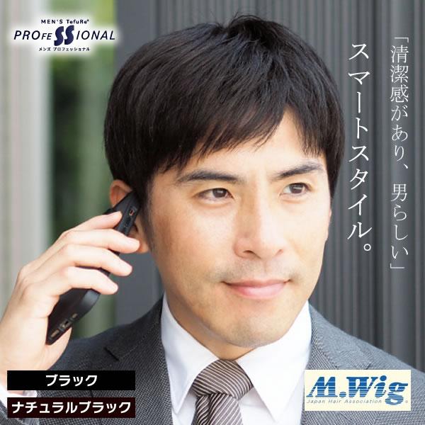 TefuRe 男性用ウィッグ スマートショート [DS-PTMEN-M10] (全国一律送料無料) ウィッグ フルウィッグ ウイッグ かつら 白髪隠し ボリュームアップ 薄毛対策 つけ毛 男性用 バレない 人毛 全頭かつら フリーサイズ 伸縮性 清潔感 簡単 脱毛 薄毛 軽量 TefuRe（テフリ） 男性用ウィッグ スマートショート [DS-PTMEN-M10