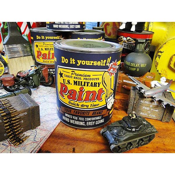 アメリカン レトロ 戦車色に塗れちゃうペンキ ミリタリー