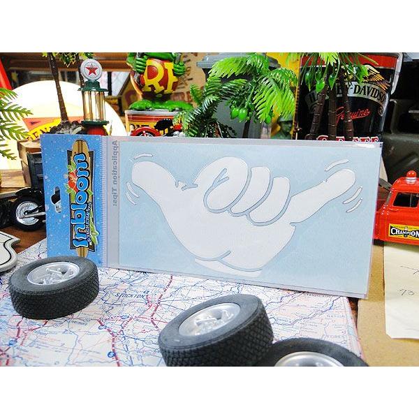 3Dカットアウトステッカー Mサイズ （ハングルーズ） アメリカン雑貨 アメリカ雑貨