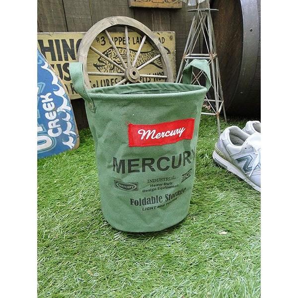 MERCURY（マーキュリー） キャンバスバケツ Sサイズ （カーキ