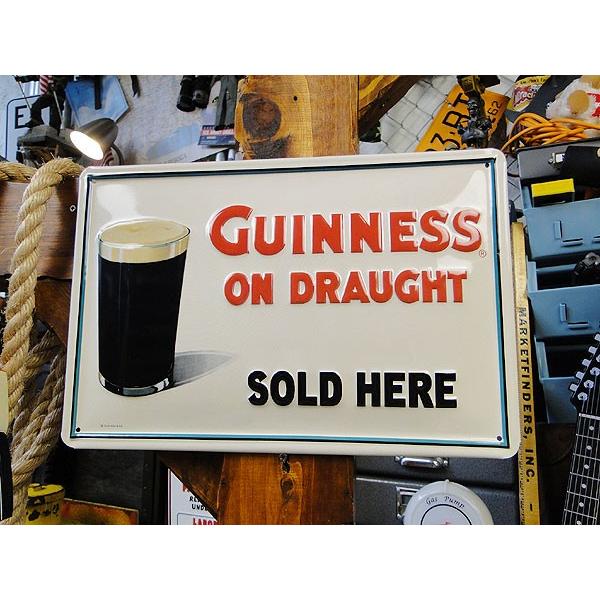 Guinness メニューボード　　看板　未使用 Guinness メニューボード 看板 未使用