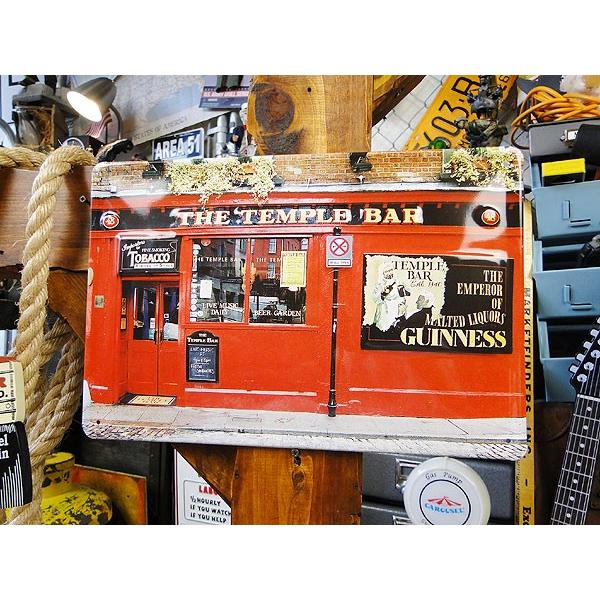 世界のお酒の3Dパブサイン（ザ・テンプルバー） アメリカ雑貨