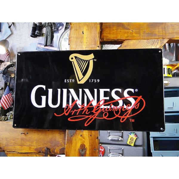 GUINNESS ギネスビール 看板 ギネスビール（GUINNESS）のサインボード（外灯の看板）（8月04