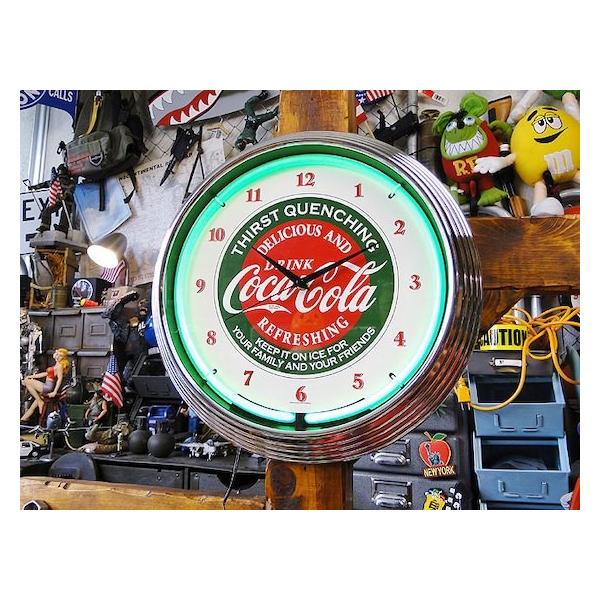【即納】【在庫あり】コカ・コーラ ネオンクロック （サーストクエンチング） ■ アメリカン雑貨 アメリカ雑貨 coke