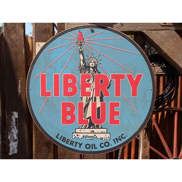 アメリカンガレージ ウッドサイン シリーズ第三弾 （リバティブルー