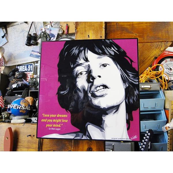 ミック・ジャガー ポップアートフレームで魅せる部屋
