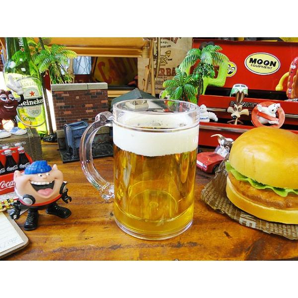 これフツーにビアジョッキに見えるでしょ！実は実は中が空洞になったビアジョッキ風のプラ製コップなんです。子供達のホームパーティーで、これにジュースを入れてあげると大喜びで宴会を始めるという・・・・大人の飲み会ごっこ遊びってヤツ！コップ本体のフ...