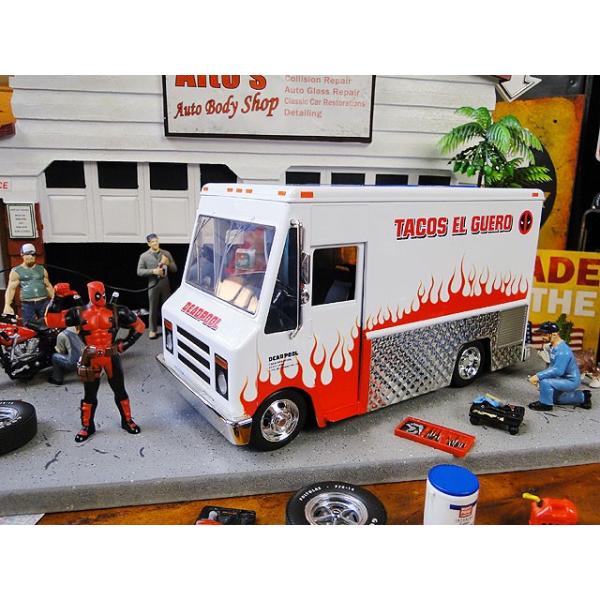 Jada マーベル デッドプール タコトラックのダイキャストモデルカー 1 24スケール アメリカン雑貨 アメリカ雑貨 アメリカ雑貨通販キャンディタワー 通販 Yahoo ショッピング