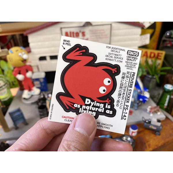 コトワザステッカー Sサイズ 死ぬ事は生きる事と同様に自然の理である Ps142 アメリカン雑貨 アメリカ雑貨 アメリカ雑貨通販キャンディタワー 通販 Yahoo ショッピング