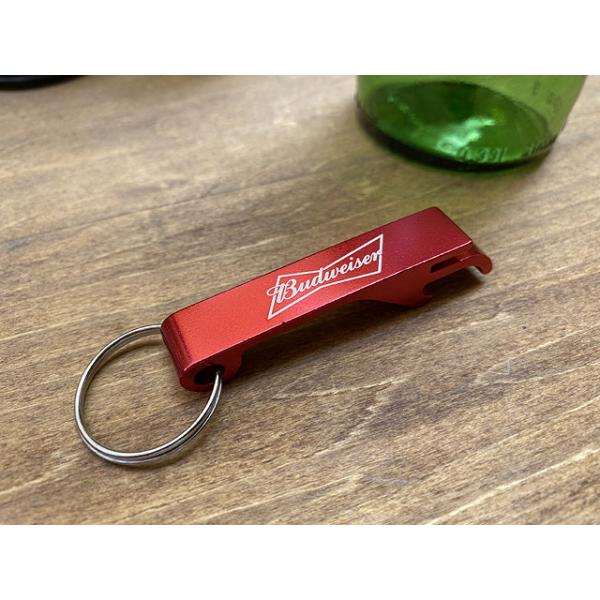 バドワイザー ボトルオープナーキーホルダー （栓抜き+プルタブ 