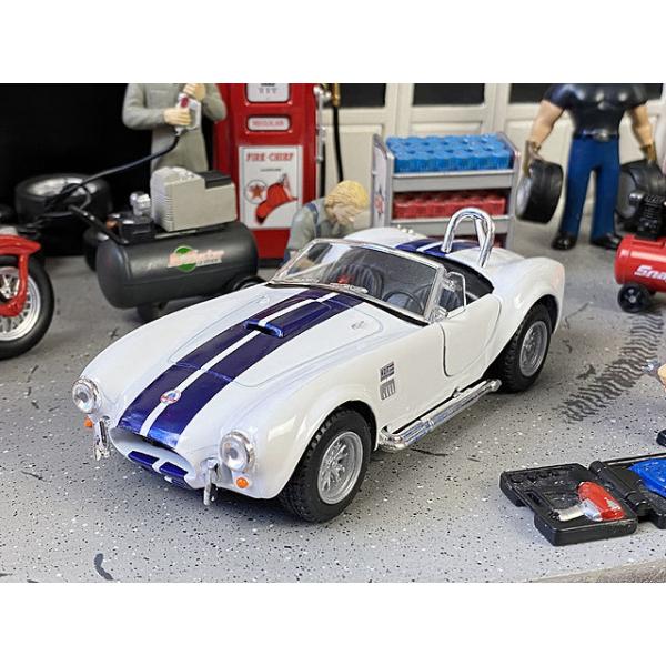1965年 シェルビー コブラ 427S/C ミニカー 1/32スケール （ホワイト） ■ アメリカン雑貨 アメリカ雑貨