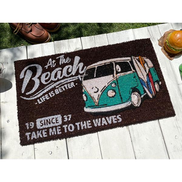 ワーゲンバス　ココマット　（At　The　Beach）　■ アメリカン雑貨 アメリカ雑貨 爆買