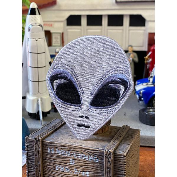 エリア51 エイリアン ワッペン ■ アメリカン雑貨 アメリカ雑貨