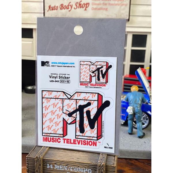 80年代の洋楽黄金世代に贈るシンボルマークMTVのロゴステッカーです。音楽をただ聴くだけのものから、映像と一緒に楽しむっていう・・・・今では当たり前のミュージックビデオってヤツをボクらに教えてくれた張本人！興味があるとかないとかに関わらず次...