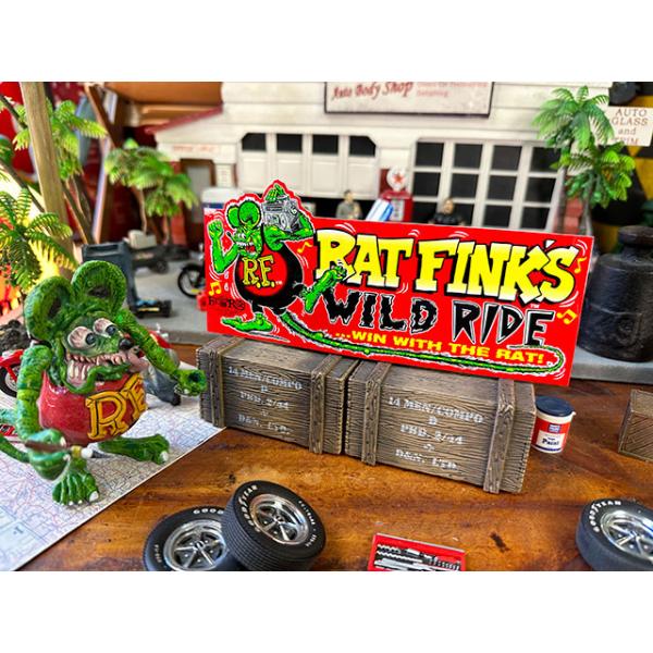 ラットフィンク　バンパーステッカー　（Wild Ride）　■ アメリカン雑貨 アメリカ雑貨