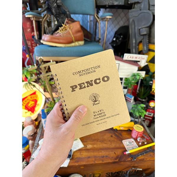 PENCO　ペンコ　ダブルリングノート　Mサイズ　7mm　罫線　コイルノート　（ナチュラル）　単品　HIGHTIDE　ハイタイド