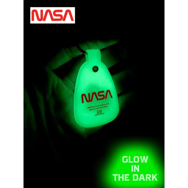 暗闇で光る！　蓄光　NASA　ウエスタンサドル　オフィシャル　キーホルダー　（グローインザダーク）　MADE IN U.S.A.