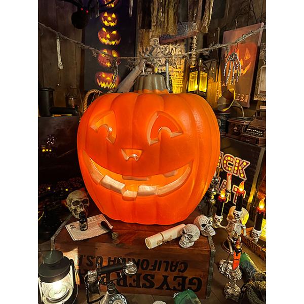超特大サイズ！ ビッグ パンプキンランタン ラウンド 52cm （XXLサイズ） ハロウィン ジャック・オ・ランタン カボチャ オバケ