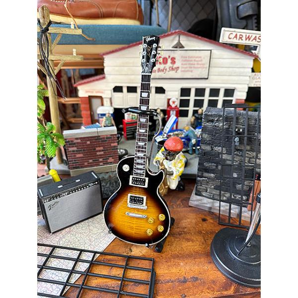 ギブソン スラッシュ レスポール スタンダード ノーベンバーバースト オフィシャルライセンス ミニギター レプリカ 1/4スケール