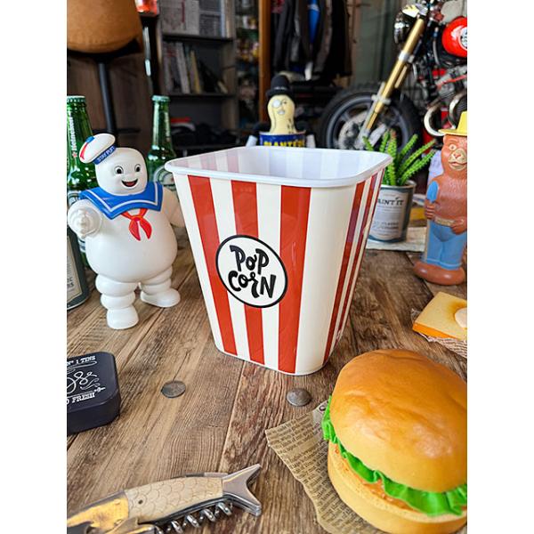 レトロボックス ポップコーンバケツ ■ アメリカン雑貨 アメリカ雑貨